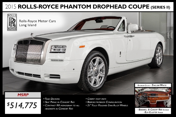 2015 Rolls Royce Phantom Drophead Coupe Series Ii